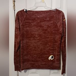 Womens RED SKINS long sleev shirt